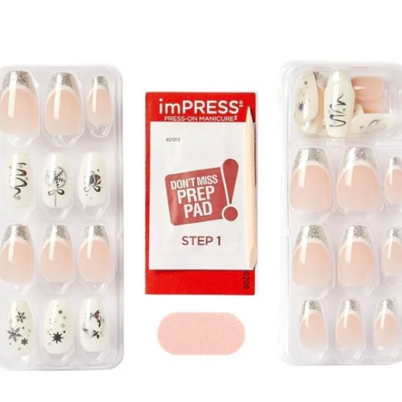 KISS TOM BACHIK x imPRESS Medium Coffin Press-On Nails - Picture 4 of 4